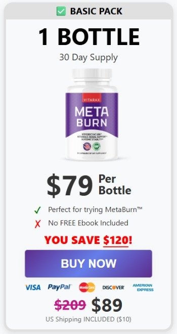 Buy 1 MetaBurn bottle