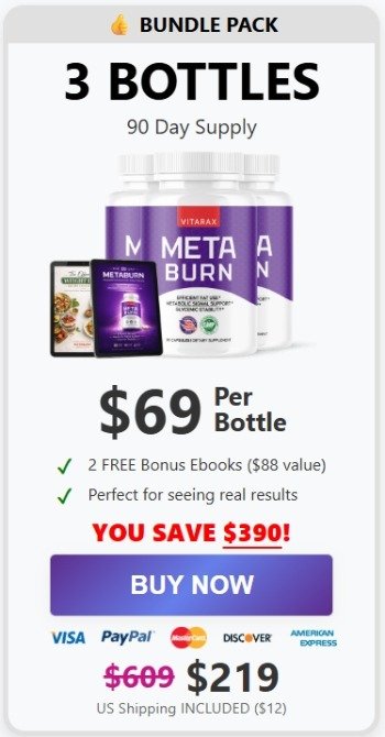 Buy 3 MetaBurn bottles